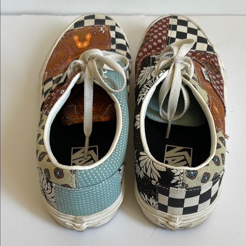 Vans Black And White Patchwork Design Classics - image 5